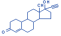 Norethindrone chemical structure