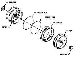 Figure 2.1.2 An illustration of the assembly of the filters in the cassette.
