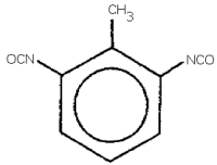 toluene-2,6-diisocyanate;  2,6-toluene diisocyanate;  2,6-diisocyanato-1-methylbenzene; isocyanic acid, 2-methyl-1,3-phenylene ester; 2,6-TDI