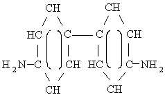 BENZIDINE structural formula