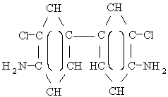3,3'-DICHLOROBENZIDINE structural formula