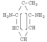 2,6-TOLUENEDIAMINE structural formula