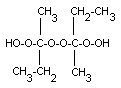 structural formula for MEK peroxide dimer