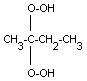 structural formula for MEK peroxide monomer