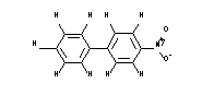 structural formula for 4-Nitrodiphenyl