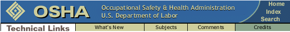 OSHA Banner -- not applicable to content